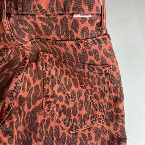 Mother Denim High Waisted Looker Animal Attraction Ankle Fray Jeans Size 24 - Picture 8 of 11